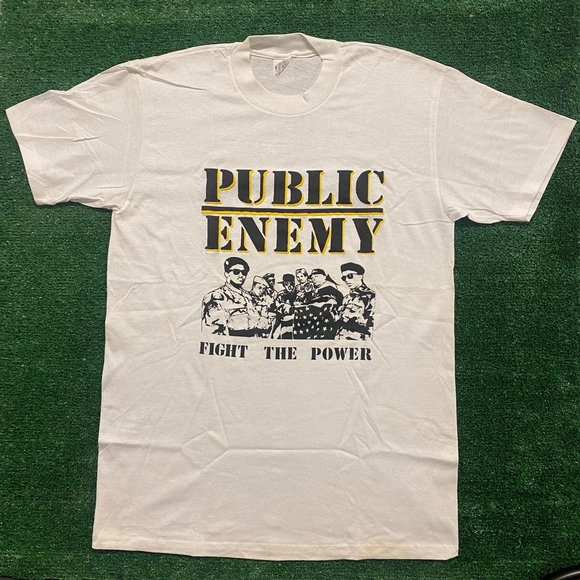 Deadstock NOS Public Enemy Vintage 90s Rap Hip Hop T-Shirt - Picture 1 of 5